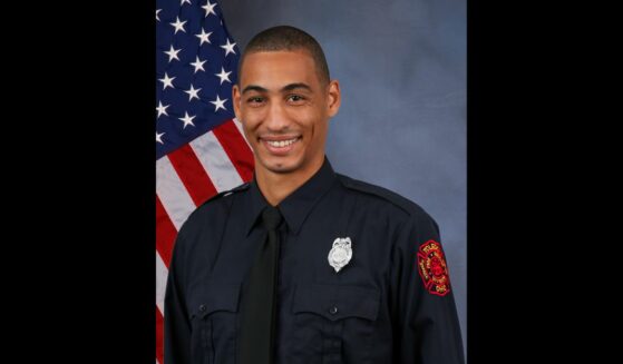 Photo of Myles Copeland, a 25-year-old firefighter and minor league basketball player with the Toledo Glass City team.