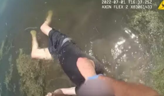 Deputy pulls senior citizen from retention pond in Florida.