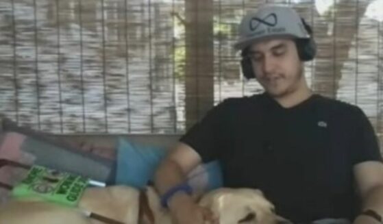 Ezrick Marines interview with his dog Brutus.