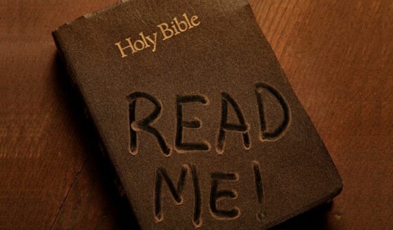 Dusty Bible with "Read Me!" written on it.