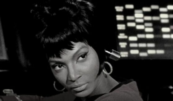 Nichelle Nichols in her role as Lt. Ntoya Uhura on the original "Strar Trek" show.