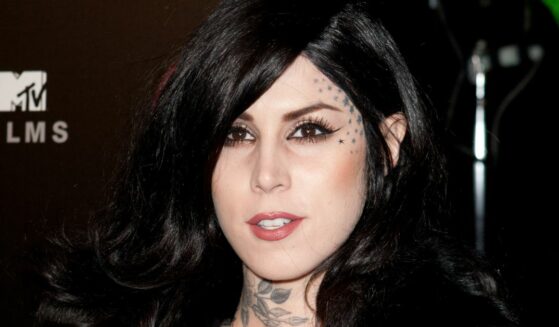 Kat Von D arrives at Paramount Studios to celebrate the release of one of her Blu-ray and DVD debuts on March 7th 2011 in Los Angeles.