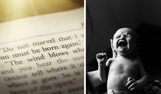 An extract from the Gospel of John: "You must be born again"