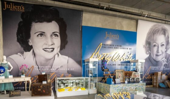 Some of Betty White's most treasured possessions will be sold at auction from September 23-25.