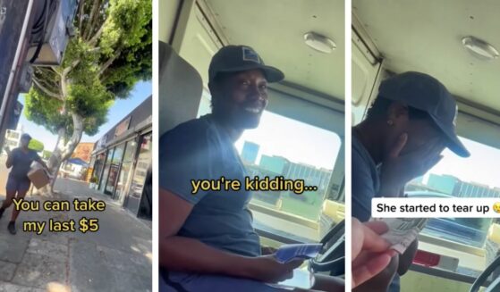 USPS driver Debbie did a good deed and received one right back!