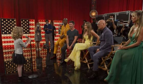 Rosalyn performs for the judges on America's Got Talent
