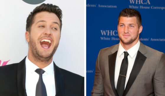Luke Bryan and Tim Tebow