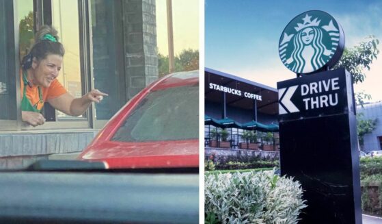 Carrie the Starbucks barista prays with drive-thru customer