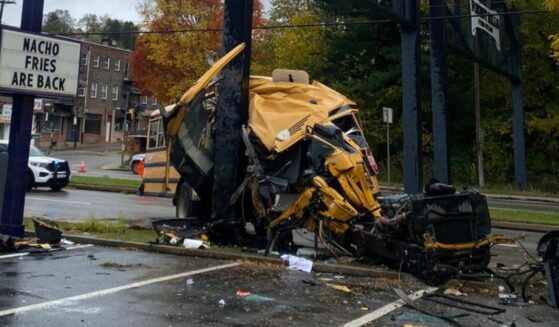 School bus crash in Forest Hills, PA