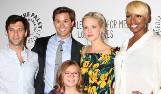 Actors Justin Bartha, Andrew Rannells, Georgia King, Bebe Wood, NeNe Leakes arrives at ""The New Normal" Fall TV Preview at Paley Center on September 5, 2012 in Beverly Hills, CA (Kathy Hutchins/ Shutterstock)