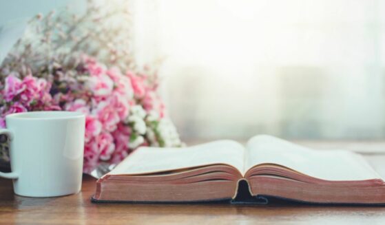 Bible plans to help get you started: Photo of Bible and coffee on table.