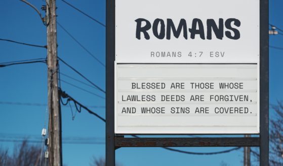Sin enters, Christ covers article: Romans 4:7 ESV Bible Verse