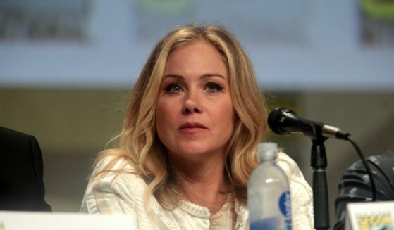 Christina Applegate speaking at the 2014 San Diego Comic Con International, for "The Book of Life", at the San Diego Convention Center in San Diego, California.
