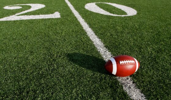 American football near the twenty